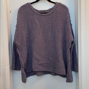 Free People Periwinkle Oversized Sweater Size XS